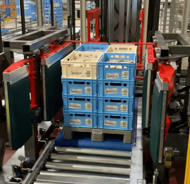 Depalettieranlage Im Wareneingang Für Den Retailbereich