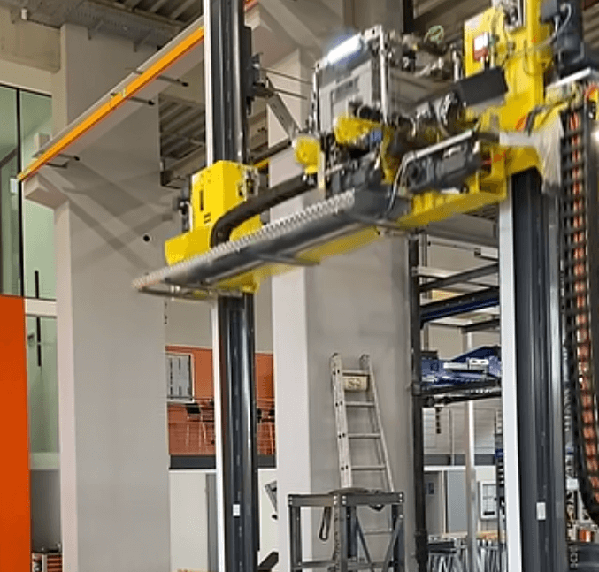 Header Hubbalkenlager Mit Teleskop