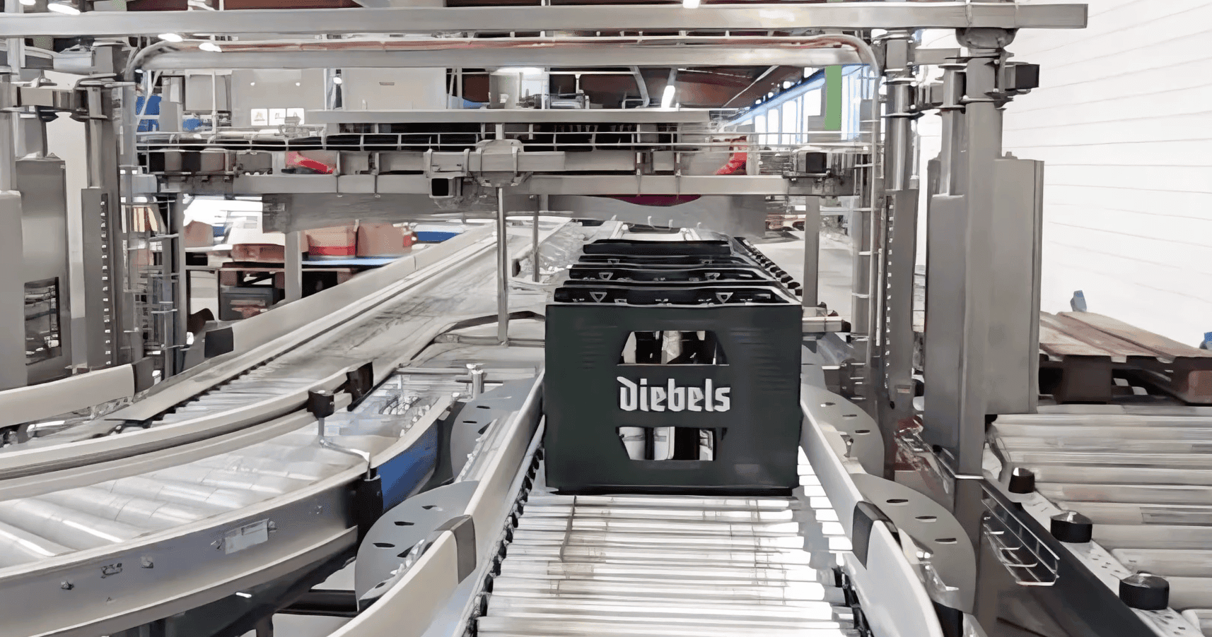 Hochleistungs Depalettier Und Palettieranlage Für Leergut