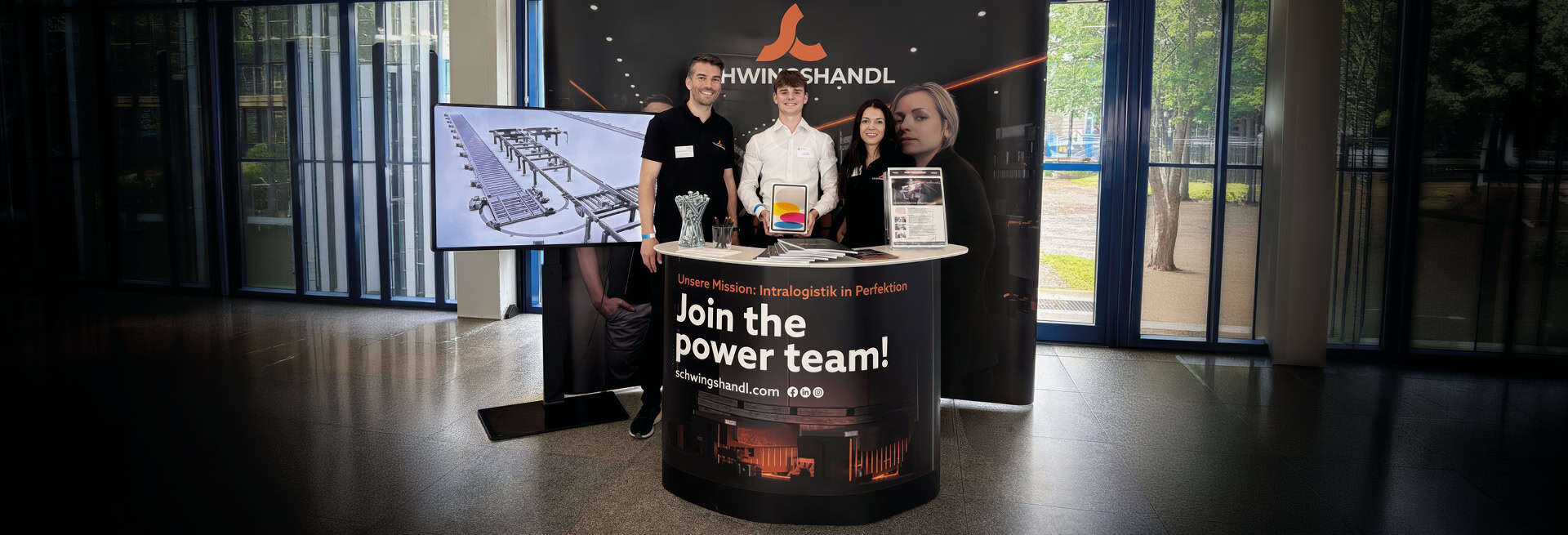 Schwingshandl setzt auf persönlichen Austausch und ist regelmäßig auf Job- und Karrieremessen